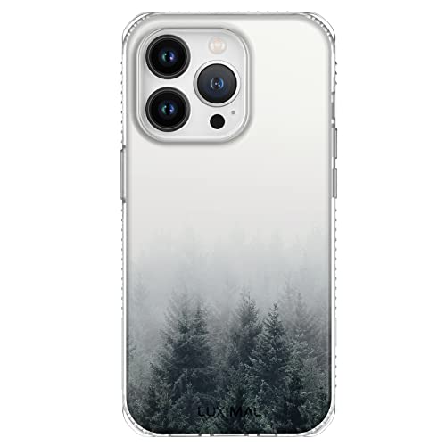 LUXIMAL kompatibel mit iPhone 14 Pro Max Hülle, Original Muster Design für iPhone 14 Pro Max Case,Stoßfest rutschfest Schutzhülle für Apple iPhone 14 Pro Max 6.7"-Nebliger Wald Cover