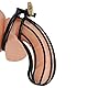 Peniskäfig Metall Keuschheitskäfig Herren Metall Chastity Cage Male Metall Penis Käfig,3 Größen,Edelstahl Cock Cage mit Schloss,SM Bondage Sex Spielzeug ab 18 für Paare Extrem Sex Spiel (M)