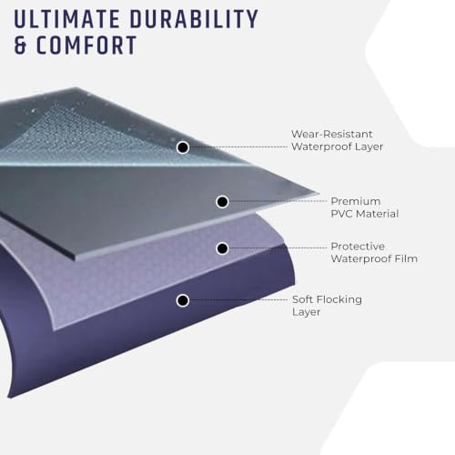 Image of Robustt 32 Holes Twin Size Air Bed with Air Pump | Quick Inflatable - Blow Up Mattress Air Bed Portable Waterproof Air Mattress for Hiking, Travel, Outdoor and Home