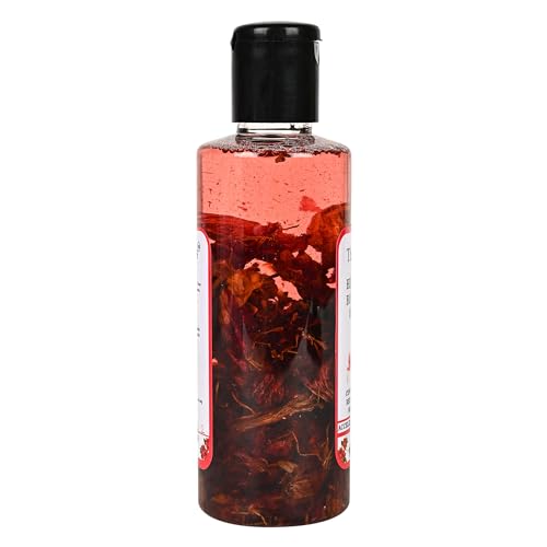 Image of The Bliss Hibiscus & Rosemary Hair Oil Enriched With Organic ingredients - Promotes Hair Growth, Reduces Hair Fall & anti dandruff for men & women 200ml