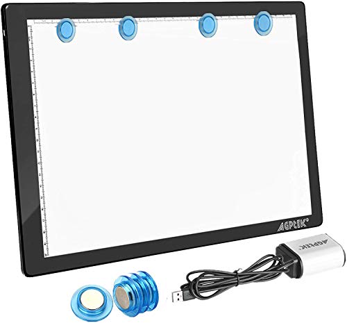 AGPTEK A4 Mesa de Luz para Dibujo LED con Panel Táctil