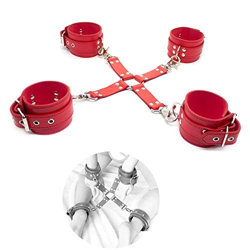 Kit de correas ajustables rojas Herramientas de Formación Regalo Yoga Hogar