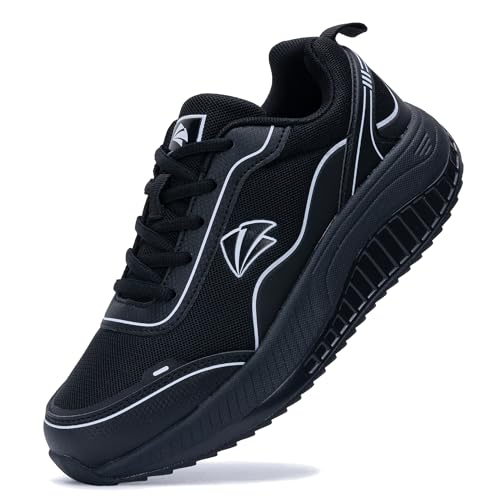 MAFEKE Womens Wide Toe Box Walking Shoes Arch Support Orthotic Sneakers Wide Width Tennis Shoes for...