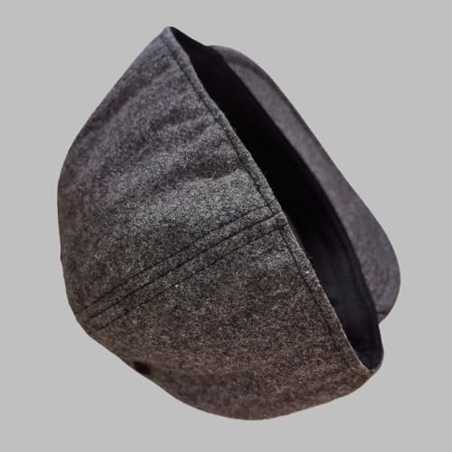 Gorra de béisbol de fieltro de lana invierno unisex miniatura 4