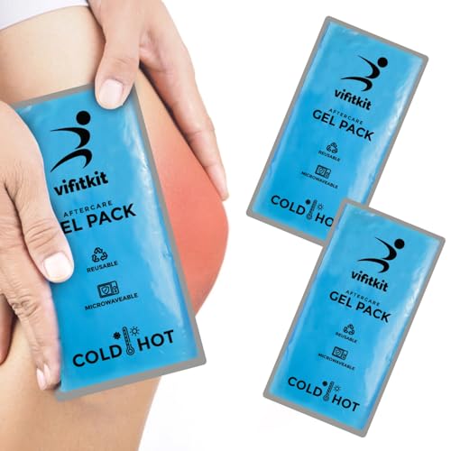 Image of VFK by Xtrim Reusable Hot and Cold Gel Pack, Ice Pack Bag for Relief - Multi-Purpose Hot and Cold Therapy Gel Ice Pack, Hot Bag Gel Healing Pad for Pain Relief