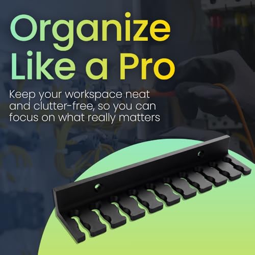 Image of Wall Mount Test Leads Probe, Banana Cables Organizer for Tidy and Efficient Cable Hangers for Test Leads, Easy Access for Increased Productivity and Lead Management