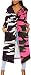 Damen Mäntel Jacke Langarm Outwear Windbreaker Camouflage Freizeitjacke, rosarot, 32