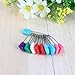 HERCHR Diaper Pins 10 Pieces, Stainless Steel Baby Safety Pins Plastic Head Baby Pins with Safe Locking Closures Plastic Head Baby Pins with Safe Locking Diaper Pins for Cloth Diapers Heavy Duty