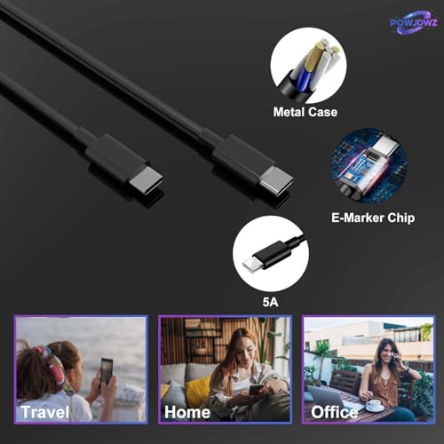 Image of 45W USB C Charger Super Fast Type C Charging Compatible with Samsung Galaxy | S26 S25 S24 S23 Ultra S26+ S25+ S24+ S23+and More Series,Wall Android Phone Charger & 6ft C Cable Cord