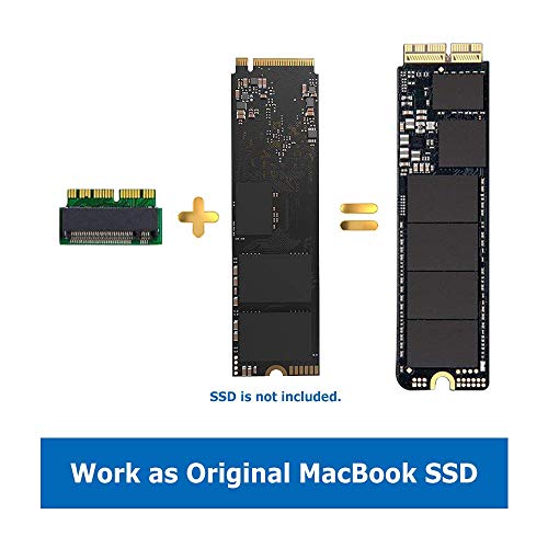 Image of M.2 NVME SSD Convert Adapter Card for Upgrade MacBook Air A1466 A1465 MacBook Pro A1398 A1502 (2013-2017)