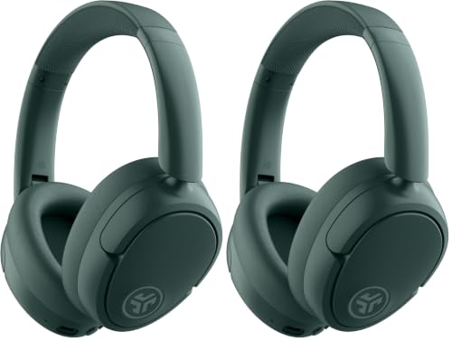 Image of JLab, JBuds Lux ANC, Over Ear Headphones, Active Noise Cancelling, Bluetooth, Spatial Audio, Sage (Pack of 2)