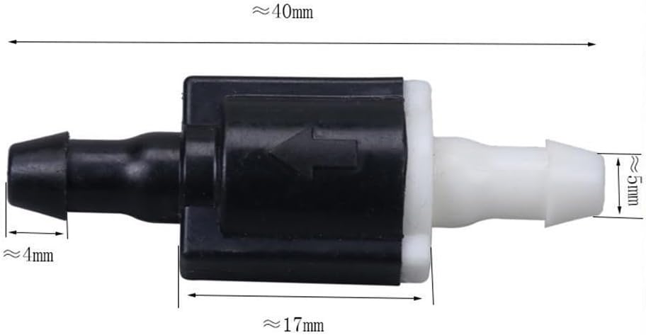Miniatura 9 de 2 piezas limpiaparabrisas delantero Boquillas de limpieza válvula de retención universal 85321-26020