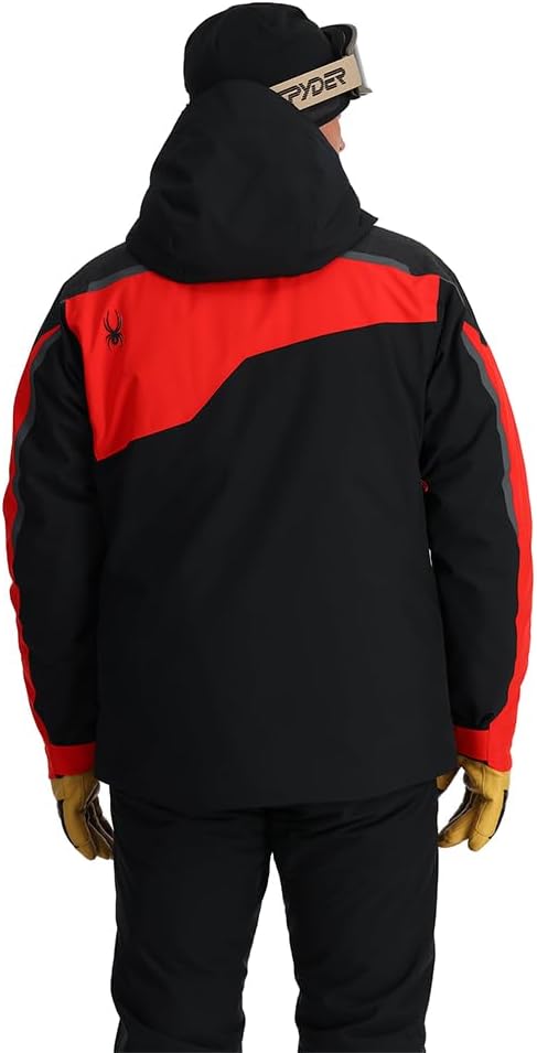 Spyder Men's Leader Insulated Hooded Ski Snow Jacket