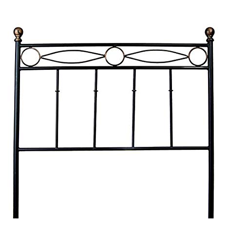 Cabecero de forja Modelo Greca - Cobre, Cabecero para colchón de 135 cm