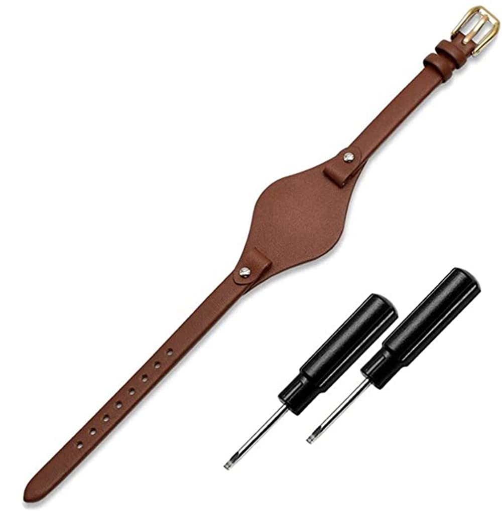 Women's 8mm Spring Bar Watch Band Genuine Calf Leather Replacement Straps for Fossil ES3148 ES4119 ES4176 ES3262 ES3077- Fossil Watch Band