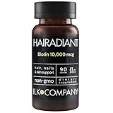 ILK Company - Biotin 10,000 MCG - Non-GMO Hair Growth Support for Men & Women - Energy Support - Made in The USA