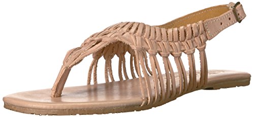 Sbicca Women's Yanet Flat Sandal, Nude, 6 B US