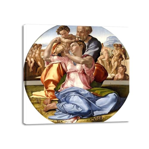 Impression sur toile Sainte Famille finition encadrée