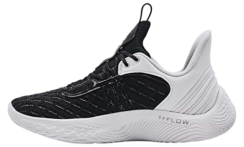 Under Armour Curry Flow 9 Team Basketball Shoes - Black - Men's Size 8 / Women's Size 9.5, Black/White2