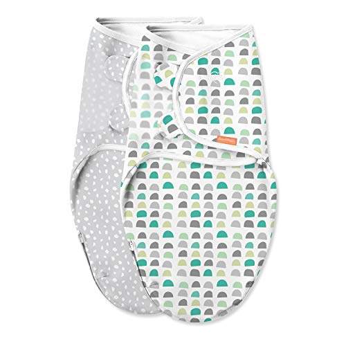 Image of SwaddleMe Luxe Easy Change Swaddle - Small/Medium, 2 Pack, Gum Drops, 0-3 Months (58763)