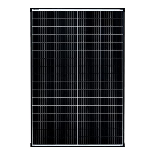 enjoy solar 180W 12V panel solar monocristalino, 182mm células solares 10 barras colectoras Panel...