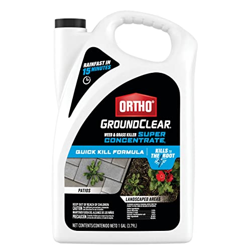 Image of Ortho GroundClear Weed and Grass Killer Super Concentrate1: Treats up to 8,960 sq. ft., Fast Acting, Kills to the Root, 1 gal.