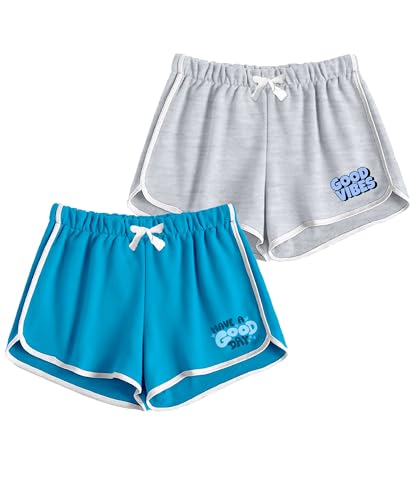 Image of SHODOX 100% Cotton Women Casual Shorts - Printed Short for Gym, Yoga, Cycling, Dance, Summer - Regular Fit (Pack of 2)