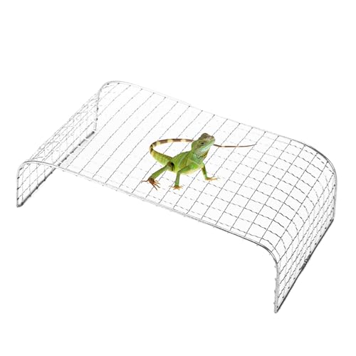 トカゲ用ハンモック ラウンジャー, ヒゲトカゲ用ステンレスメッシュクライミングベッド, 水槽アクセサリー 爬虫類冷却ベッド サーモンヘビ 亀 ヤドカリ用