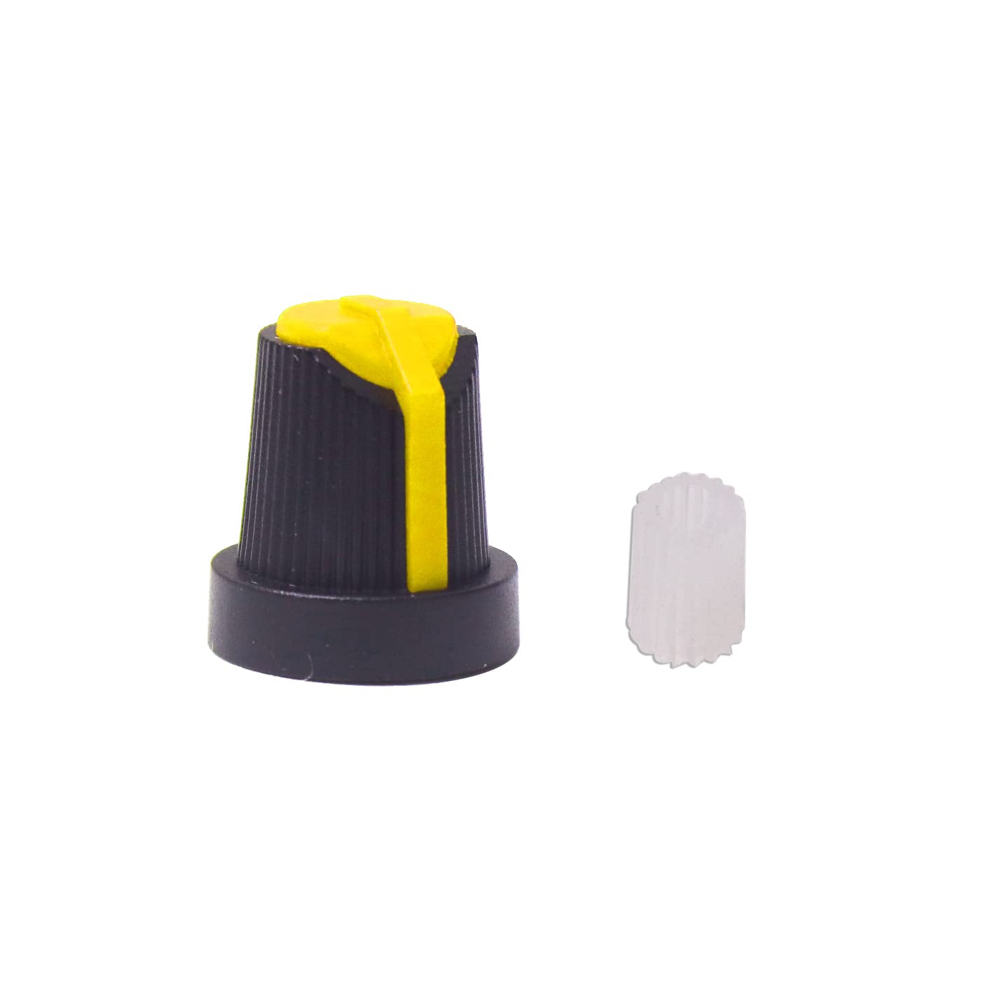 Electronic Spices Yellow Color Potentiometer Knob Rotary Switch Cap Pack of 10pcs-image-11