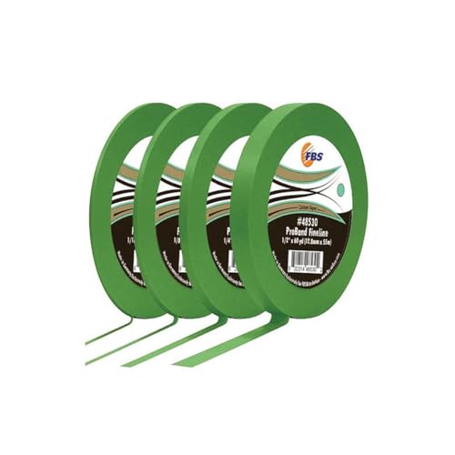 Image of fine-line FBS Distributors 48520 1 /4 inch x 60 Yards Green Fineline Tape