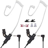 WLFYS WF007 3.5mm Listen Only Law Enforcement Two Way Acoustic Tube Police Radio Earpiece,1 Pin...