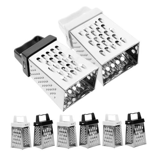 Mikinona set de 8 mini ralladores múltiples de acero inoxidable miniatura 1