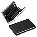 Pinsheng 2 Pièces Porte Carte de Crédit avec Blocage RFID, Étui Carte Bancaire Anti Piratage Porte-Carte de Crédit Visite Métallique Etui de Carte de Visite Slim Métal avec 6 Slots