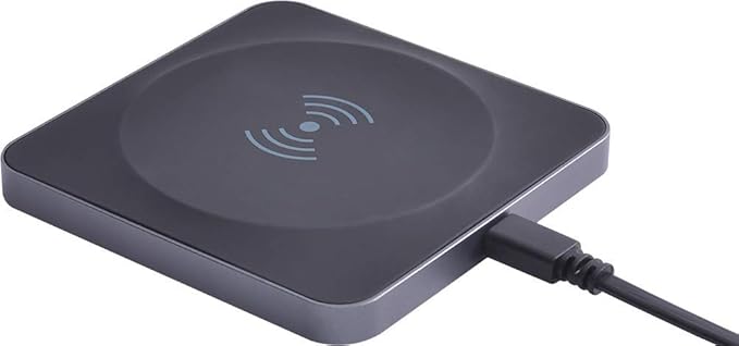 Bigben Connected INDUCBASE1075WB - Cargador (Indoor, Micro USB, Cargador inalámbrico, Black)
