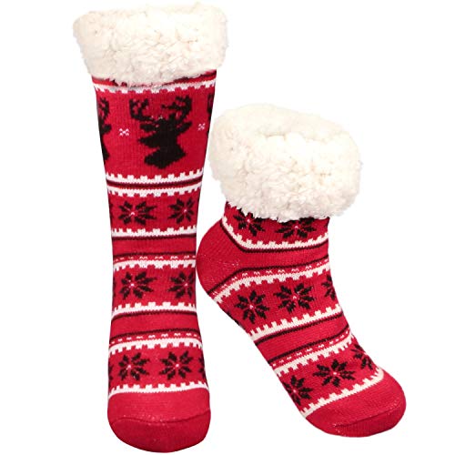 Philonext Socks Chaussettes, Rouge, Taille Unique Femme