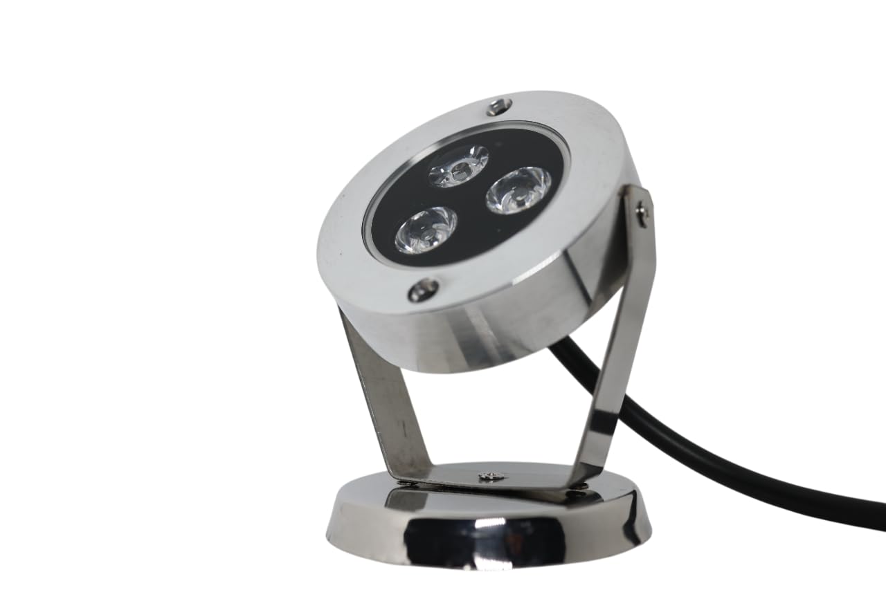 OM SHAKTI ENTERPRISE 6W Warm White LED Fountain Light - Waterproof, Submersible for Ponds, Pools & Waterfalls-image-26