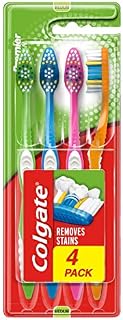 A - Z Colgate Toothbrush Premier Clean 4 Pack White