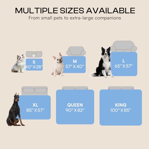 Image of Luciphia Waterproof Pet Blanket, Liquid Pee Proof Dog Blanket for Sofa Bed Couch, Reversible Sherpa Fleece Furniture Protector Cover for Small Medium Large Dogs Cats, Navy Blue Small(40 inch x 28 inch)