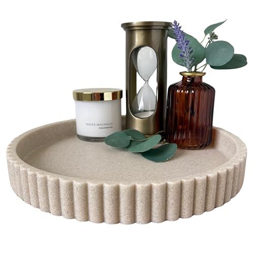 OAKOA Decorative Tray for Decor - Coffee Table Tray for