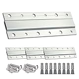 DaTools Z-Hanger Picture Hanging Kit 6 Inch - 4 Pairs - Small Z Bar Clips for Mirror Wall Frame...