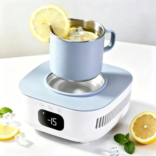 YZHYYDS 50W Mini Electric Drink Cooler, Smart Temperature-Controlled Mug