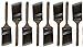 8 PACK 2-1/2" Angle Sash PRO PERFECT PAINT BRUSH LOT.. Includes 8 Each 2-1/2" Angle Sash Brushes.These are NOT Purdy brushes but the greatest alternative at a HUGE discount!
