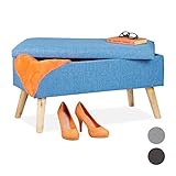 Nie wieder Platzmangel: Die Sitztruhe bietet ca. 40 l Stauraum für Spielzeuge, Kissen, Decken uvm.