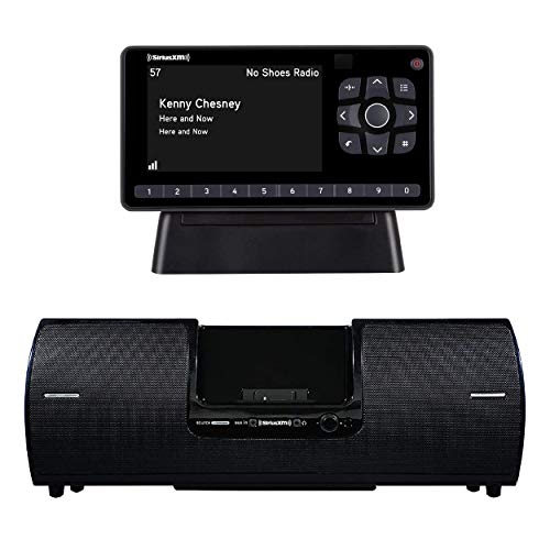 SiriusXM SXEZR1H1 Onyx EZR Satellite Radio with Home Kit + Boombox