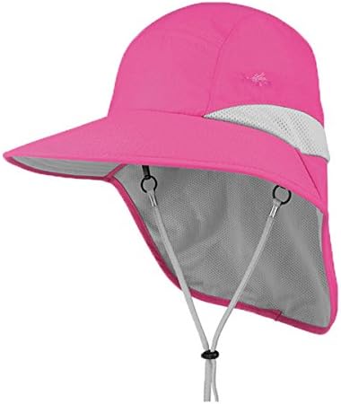 Juniper Womens Microfiber UV Large Bill Cap, One Size, Fuchsia