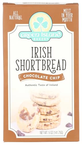 Green Island Bakery, Cookies Shortbread Irish Chocolate Chip, 5 O...