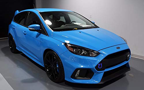 Ijdmtoy Blue Track Racing Style Tow Hook Ring Compatible With 2016-18 Ford Focus Rs Only (Does Not Fit Regular Or St Models), Made Of Lightweight Aluminum #TOP7