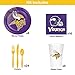 Creative Converting Minnesota Vikings Tailgating Kit, Serves 8
