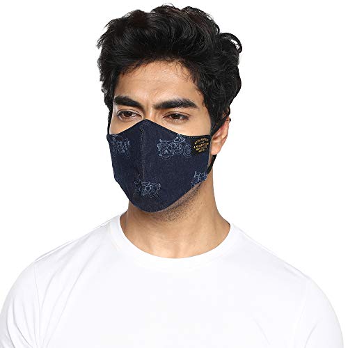 Image of Royal Enfield Garrison Facemask Blue (RLCMAN000005)