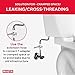 THU9090R 6 Inches Hose Extension for TOTO C110/E200/S300/S400 WASHLET, 7/8 Male to 7/8 Female,Stops Leaking of Bidet Sprayer T Adapter Connection to Toilet Tank